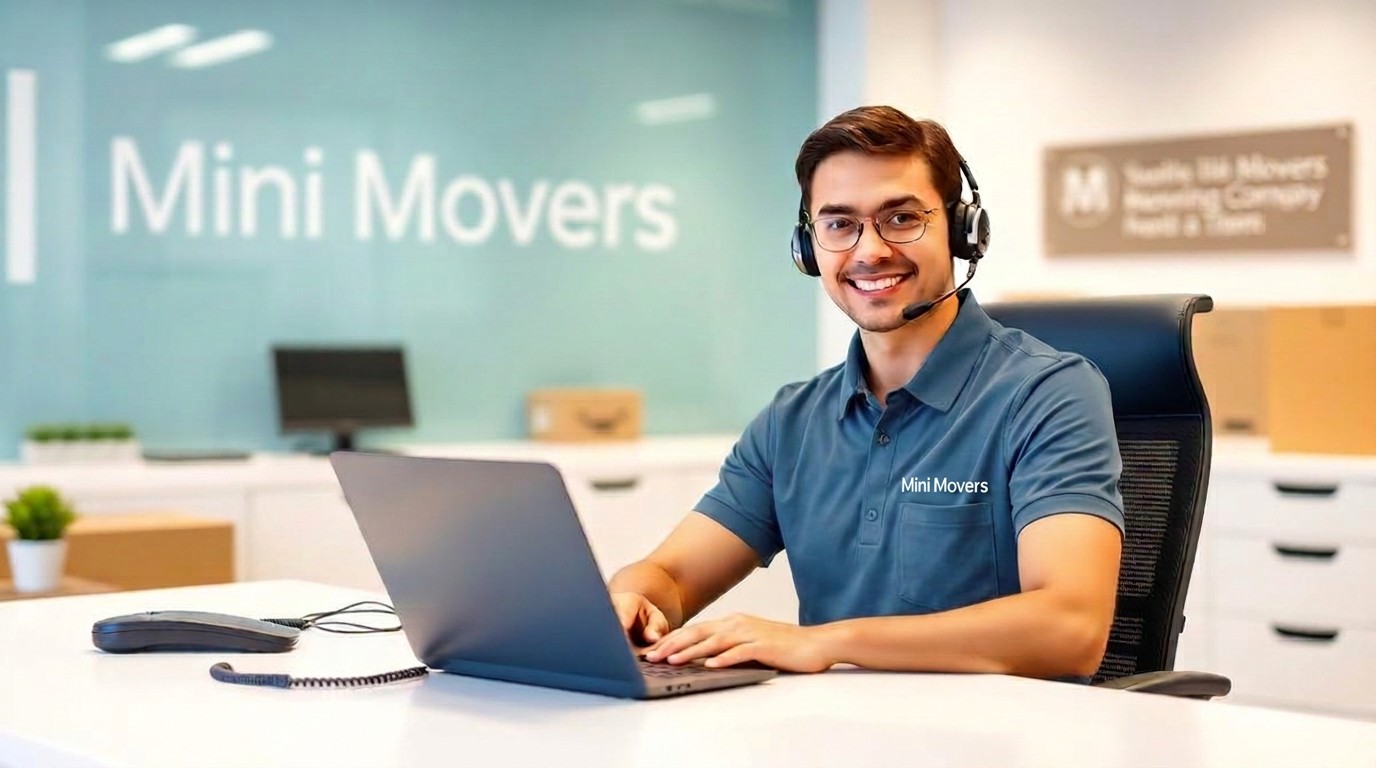 Mini Movers office team ready to answer calls in Sioux Falls