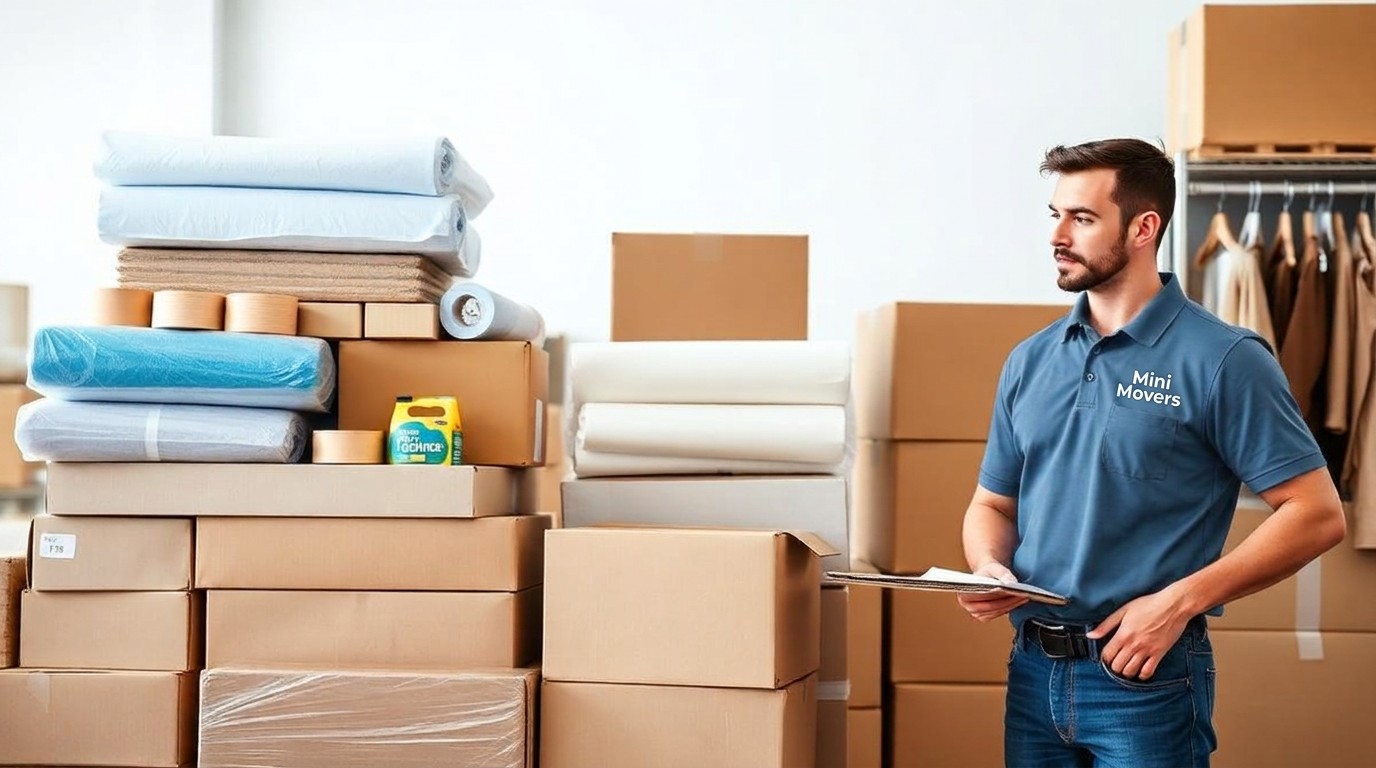 Moving Supplies in Sioux Falls, SD by Mini Movers moving company