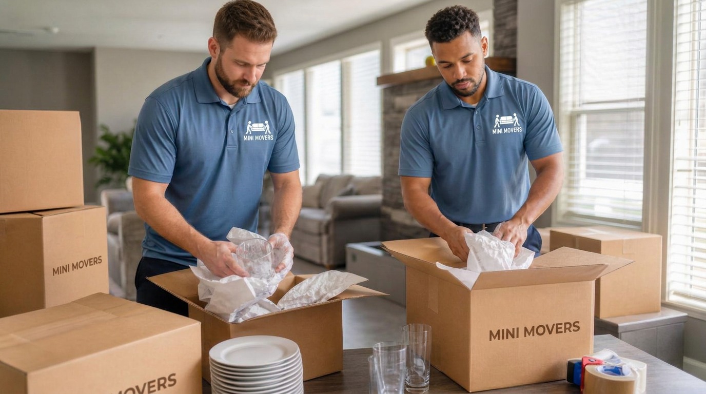 Professional Packing in Sioux Falls, SD by Mini Movers moving company