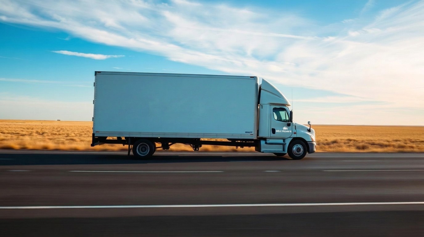 Mini Movers truck serving the Sioux Falls and South Dakota region